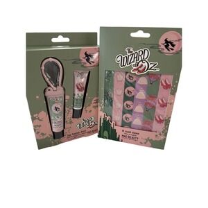 Mad Beauty Wizard of Oz Lip Balm Duo &‎ 6-Pack Nail Files Gift Set NEW